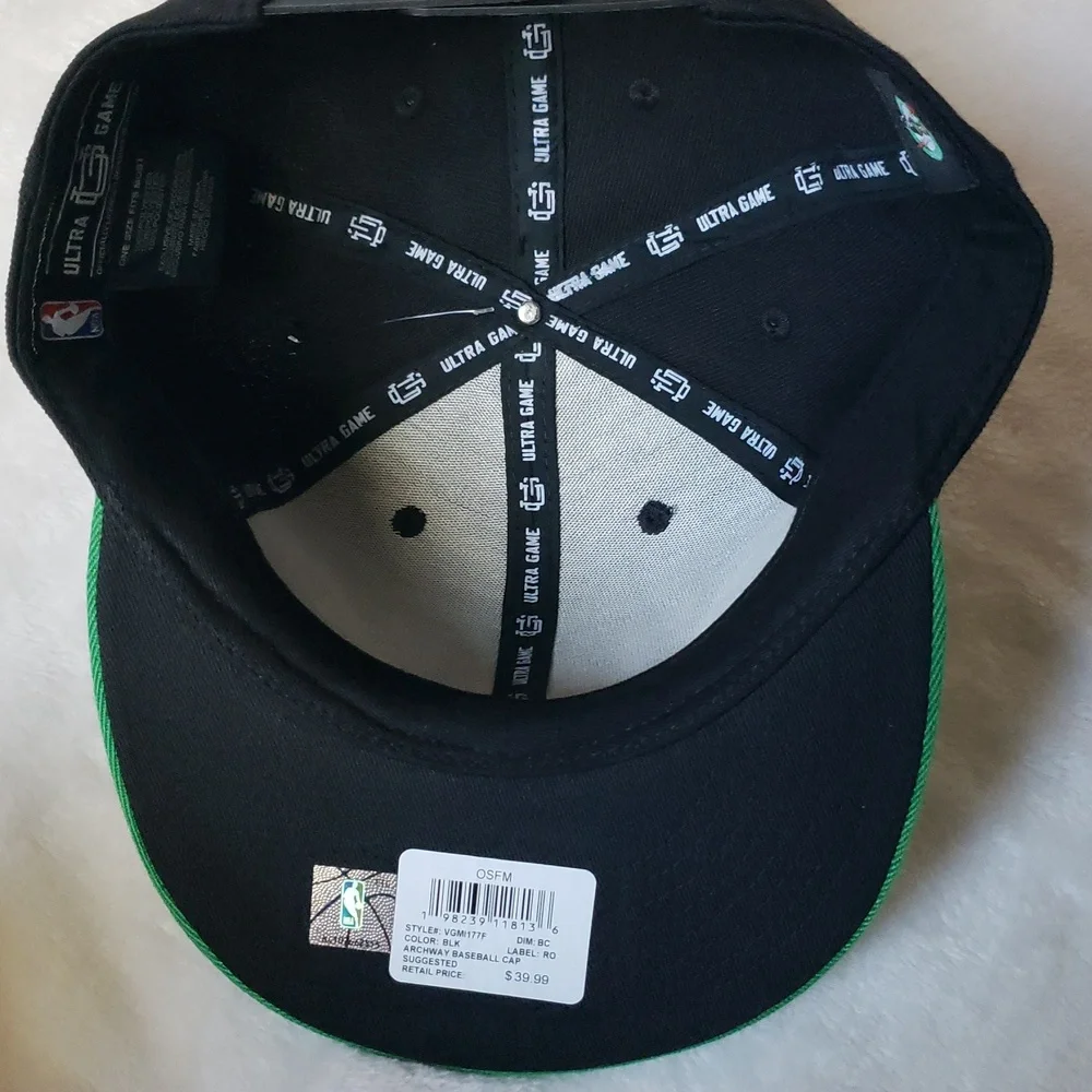 Boston‎ Celtics Black and Green Cap NWT.